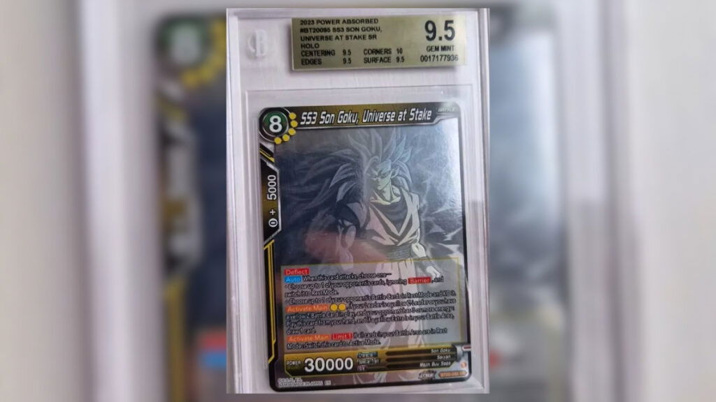 ss3 son goku dragon ball super TCG