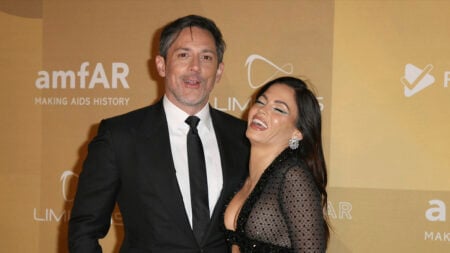 Steve Kazee and Jenna Dewan at the 2022 amfAR Gala Los Angeles