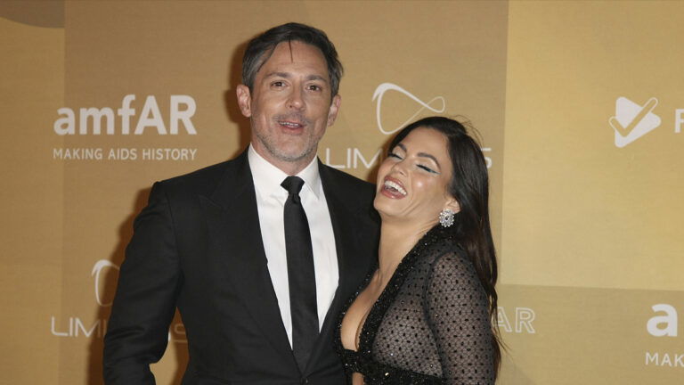 Steve Kazee and Jenna Dewan at the 2022 amfAR Gala Los Angeles