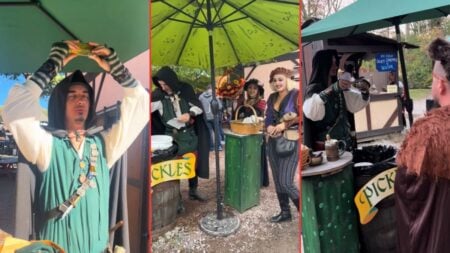 The Internet is in Love With A Ren Faire Pickle Vendor 'Does the Pickle Priest Know He's Famous' - nyc renaissance faire