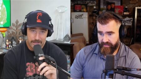 Travis and Jason Kelce on the New Heights Podcast