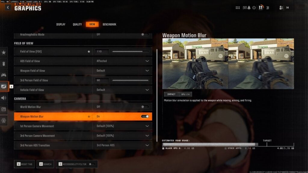 Best Black Ops 6 PC Graphics View Settings
