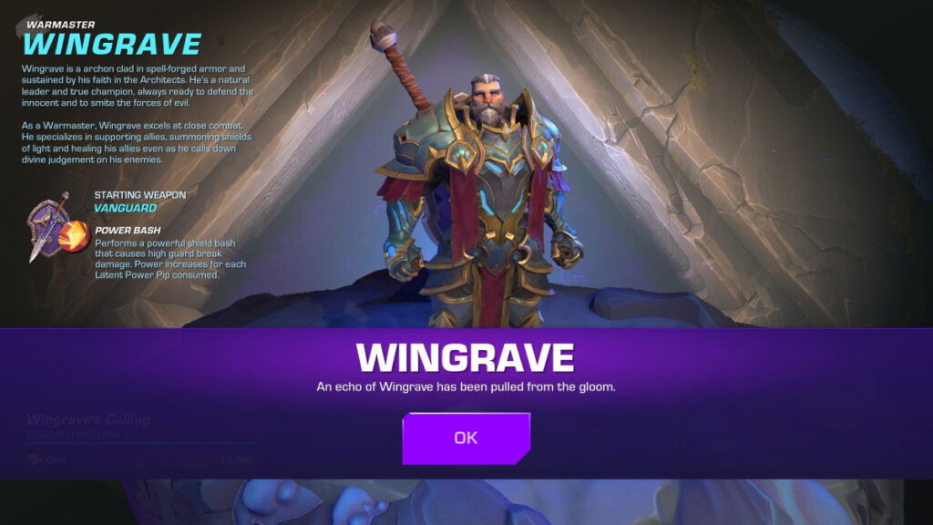 Wingrave Unlock