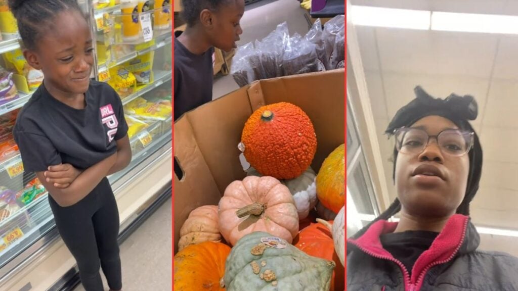 Woman Pranks Younger Sister After She Touches The 'Death Pumpkin' At The Grocery Store 'Older Siblings Are So Funny'