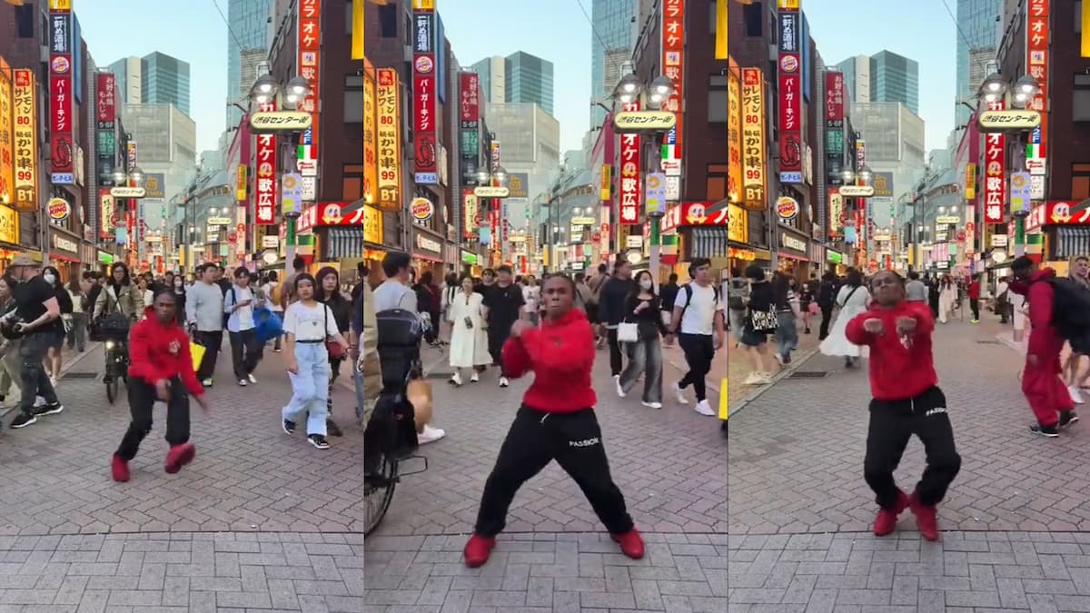 ‘Imagine Flying Across the Planet Just to Be a Clown’: Influencer’s Cringe Dance Routine Flops on Japan’s Busiest Street