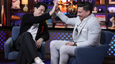 Jax Taylor and Tom Sandoval on WWHL.