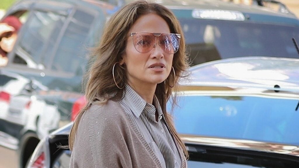 Jennifer Lopez during solo outing.