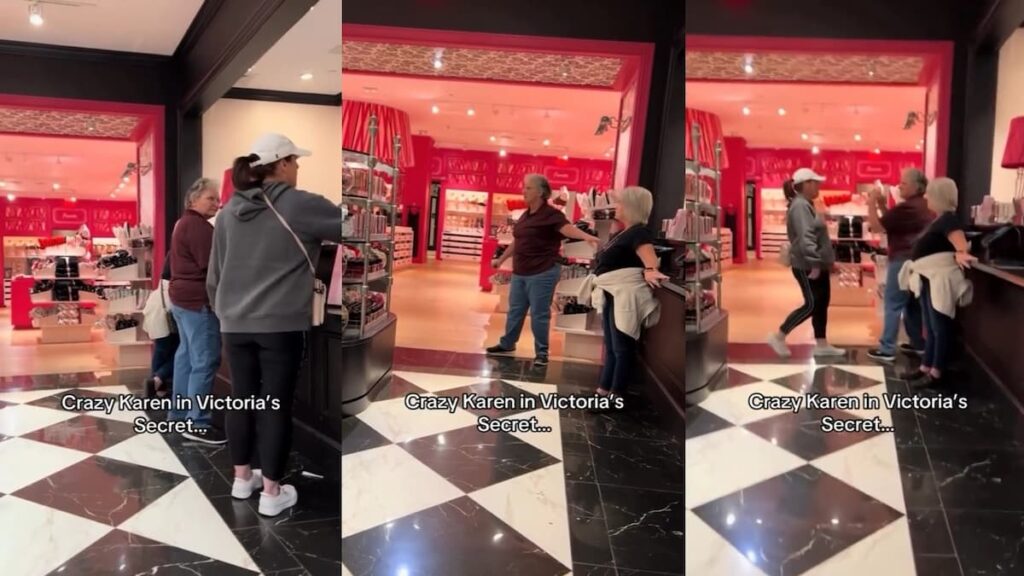 karen fight at Victoria's Secret