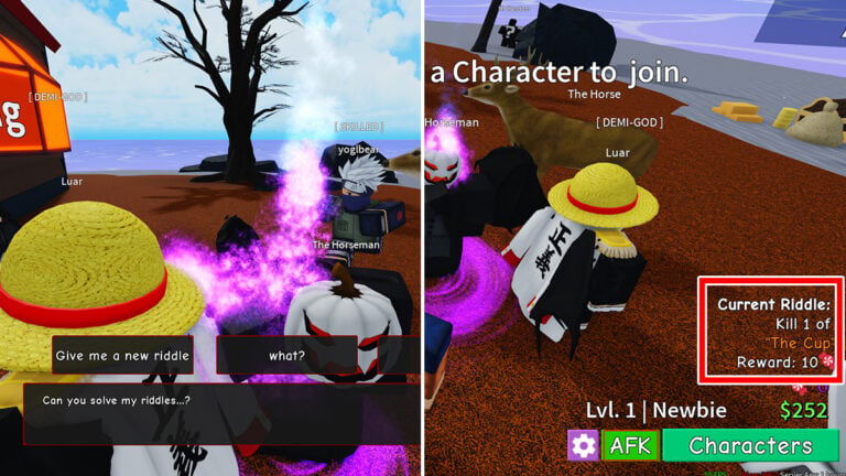 All Halloween Riddle Quest Answers in Roblox ABA Anime Battle Arena ...