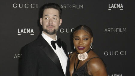 Alexis Ohanian and Serena Williams at the 10th Annual LACMA ART+FILM GALA