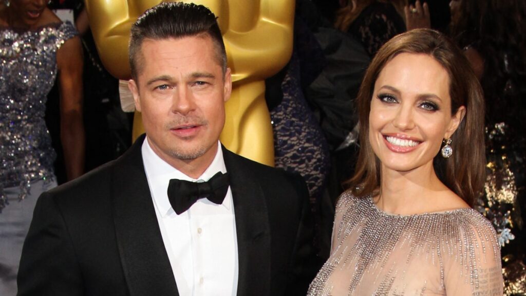 Angelina Jolie and her ex-husband Brad Pitt