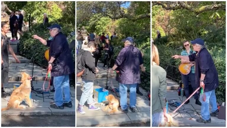 Angry Male Boomer Karen in Central Park