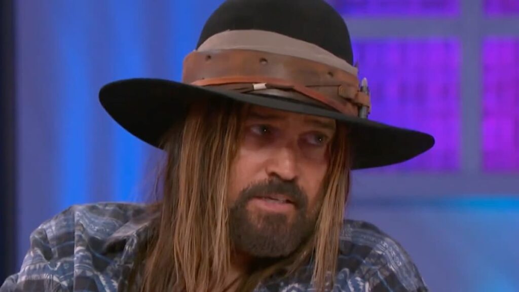 Billy Ray Cyrus during Kelly Clarkson interview.