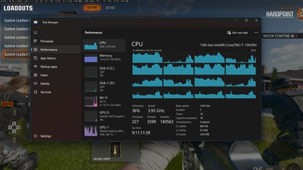 Black Ops 6 High CPU Usage Fix