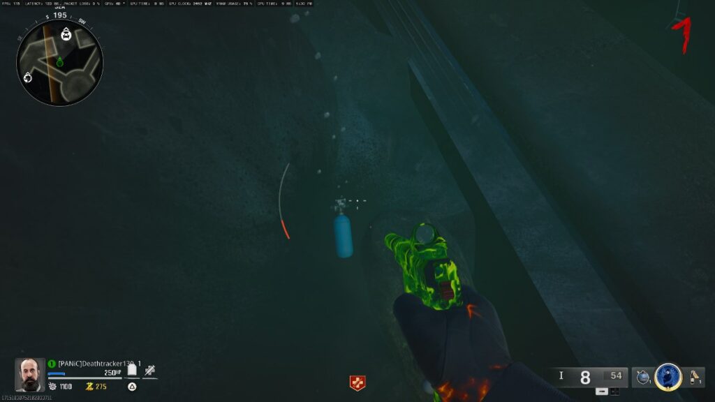 Oxygen Tank underwater in Terminus Island