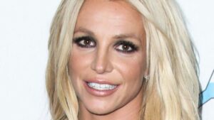 Britney Spears smiles close up