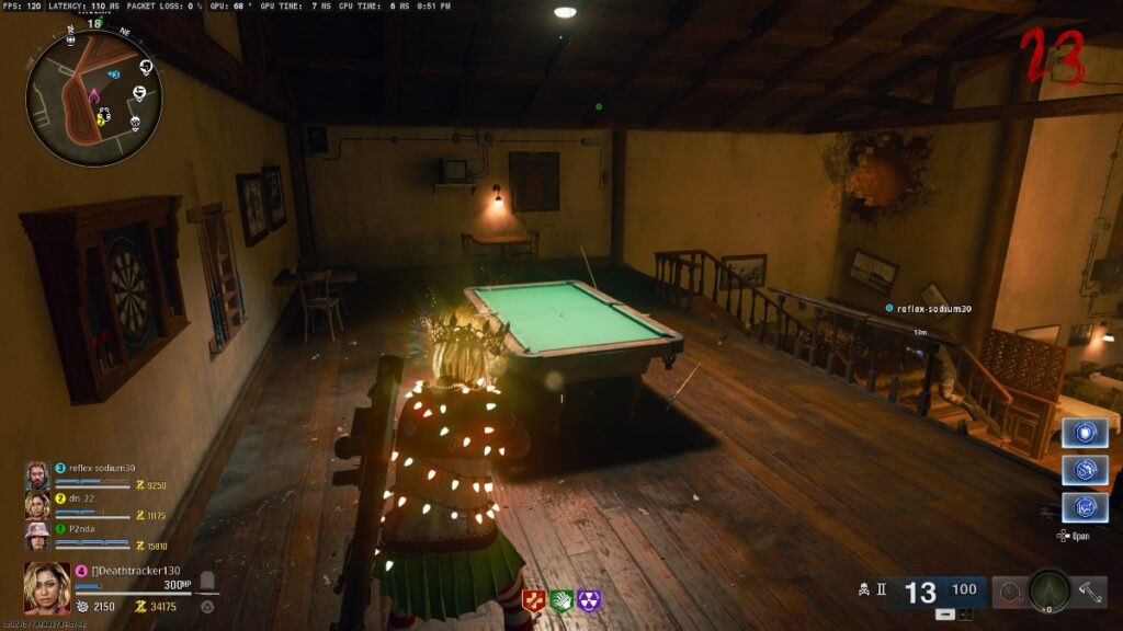 Citadelle des Morts Pool Table EE