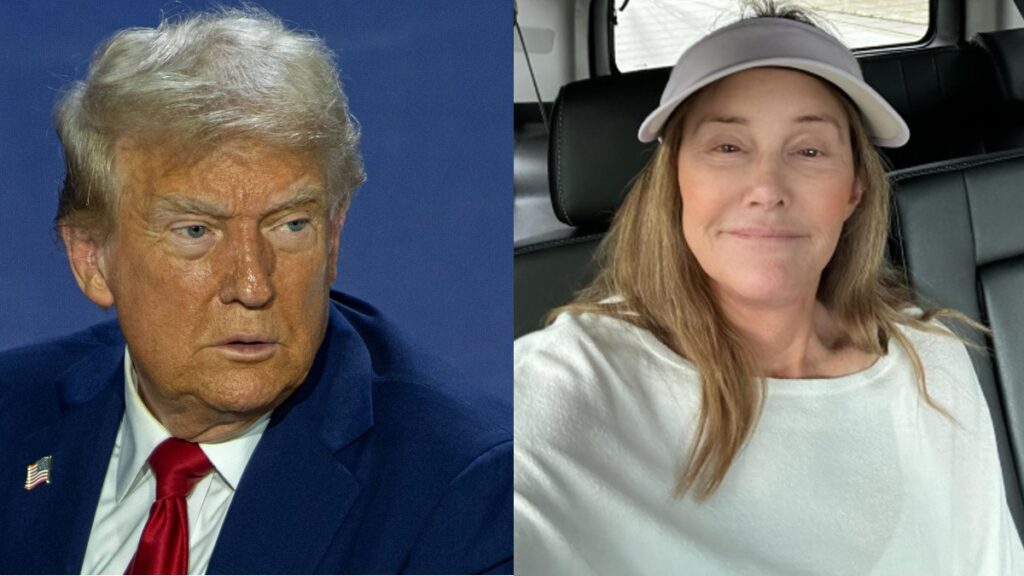 Donald Trump and Caitlyn Jenner photo merge.