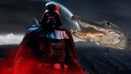 Darth Gator meets Darth Vader