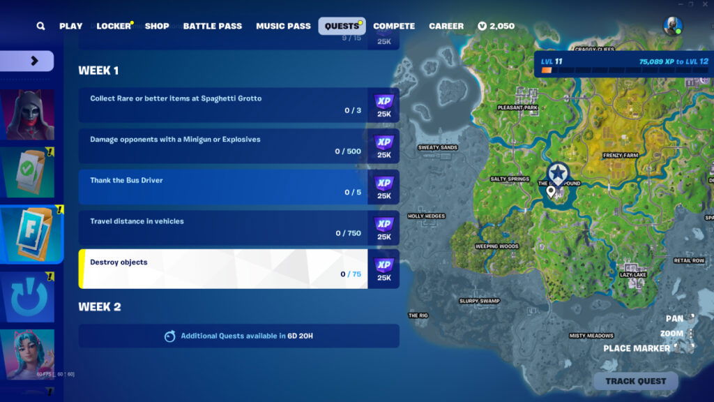 Fortnite Chapter 2 Remix Weekle Quests Guide