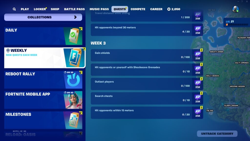 Fortnite Chapter 2 Remix Week 3 Weekly Quests