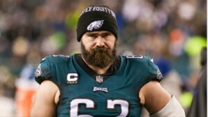 Jason Kelce locked in before a big game