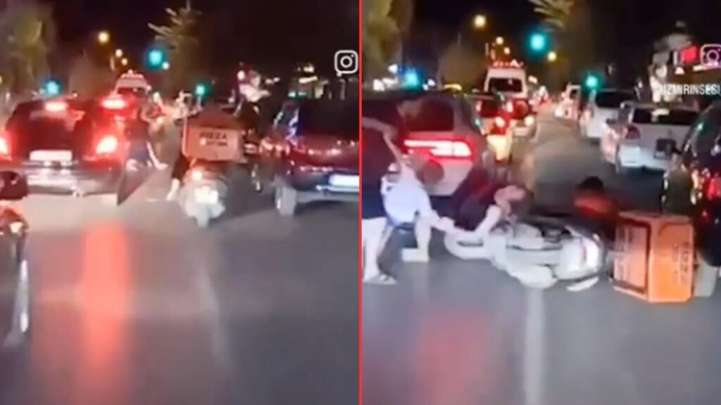 Jaywalking Man Gets Hit By Scooter And Loses His Mind 'Don't Make Sure You're Wife Is Ok Or Anything'