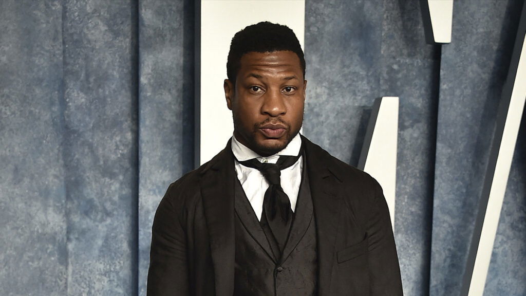 Jonathan Majors at Vanity Fair Oscar Party