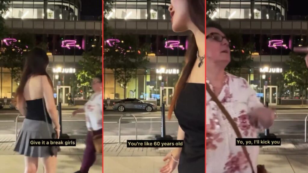 Karen Accosts Woman Taking Video of Herself on the Sidewalk ‘She’s Just Bitter She Ain’t Young No More'