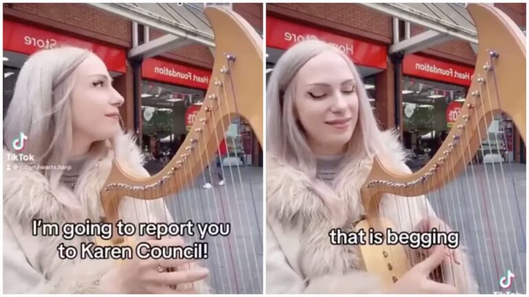 Karen Harasses Harpist