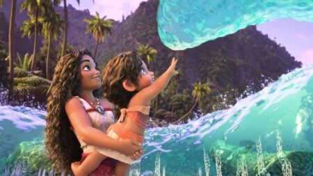 A shot from Moana 2