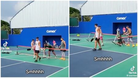 Man Gets Sucker-Kicked in Pickleball Match