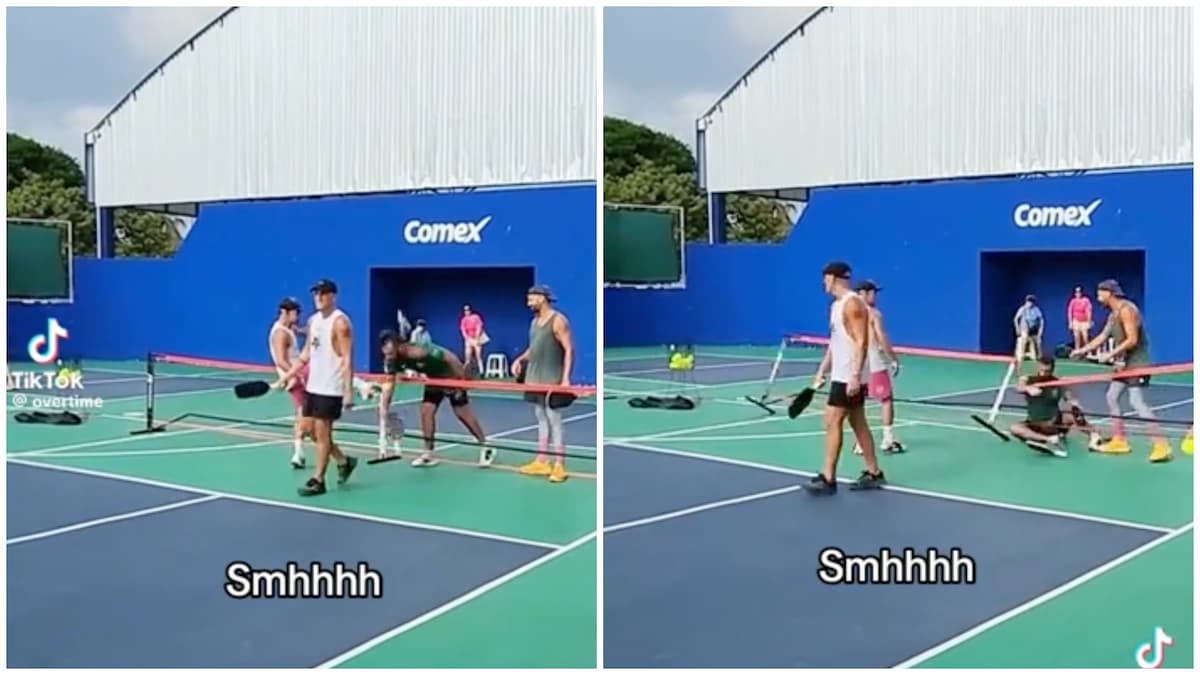 Man Gets ‘Sucker-Kicked’ in the Face Over a Game of Pickleball: ‘Imagine Getting This Upset Over a Game Invented for 80 Year Olds’