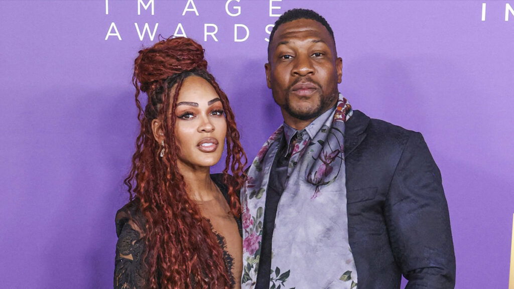 Meagan Good and Jonathan Majors 55th Annual NAACP Image Awards