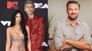 Megan Fox's ex Brian Austin Green is happy about her and Machine Gun Kelly's baby news.