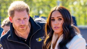 Prince Harry and Meghan Markle attend an Invictus Games event.