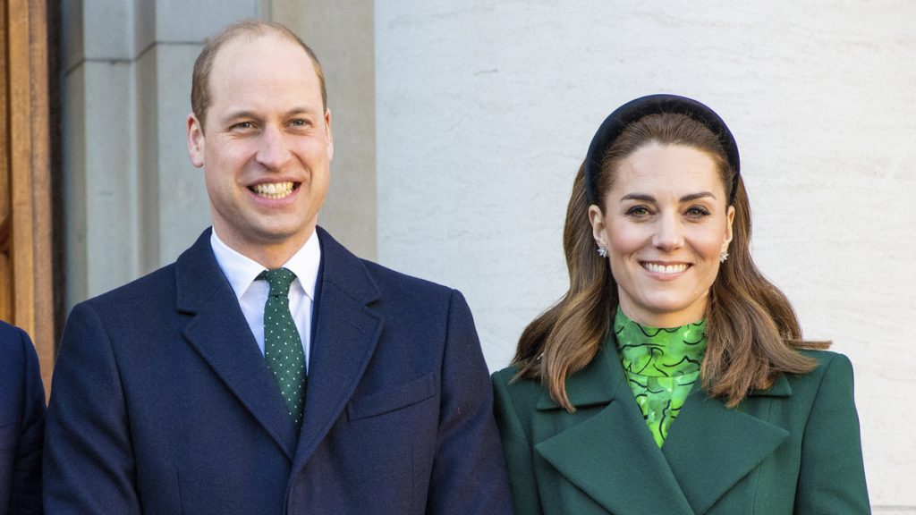 Prince William and Kate Middleton pose together