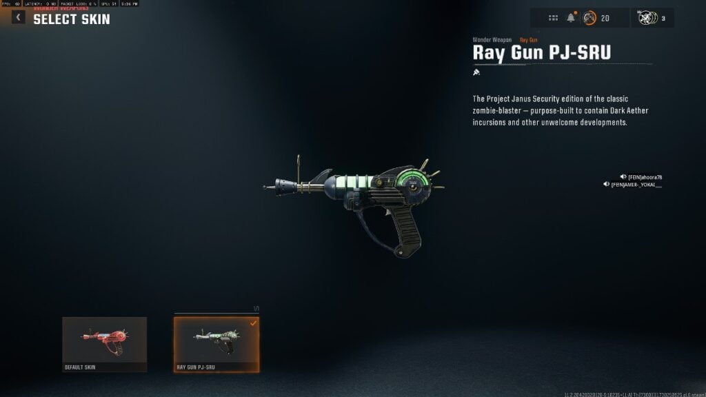 LF Ray Gun Skin