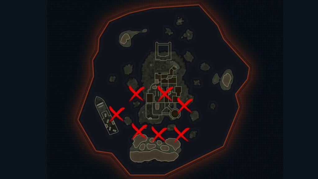 Redfish spawn areas in Terminus Island