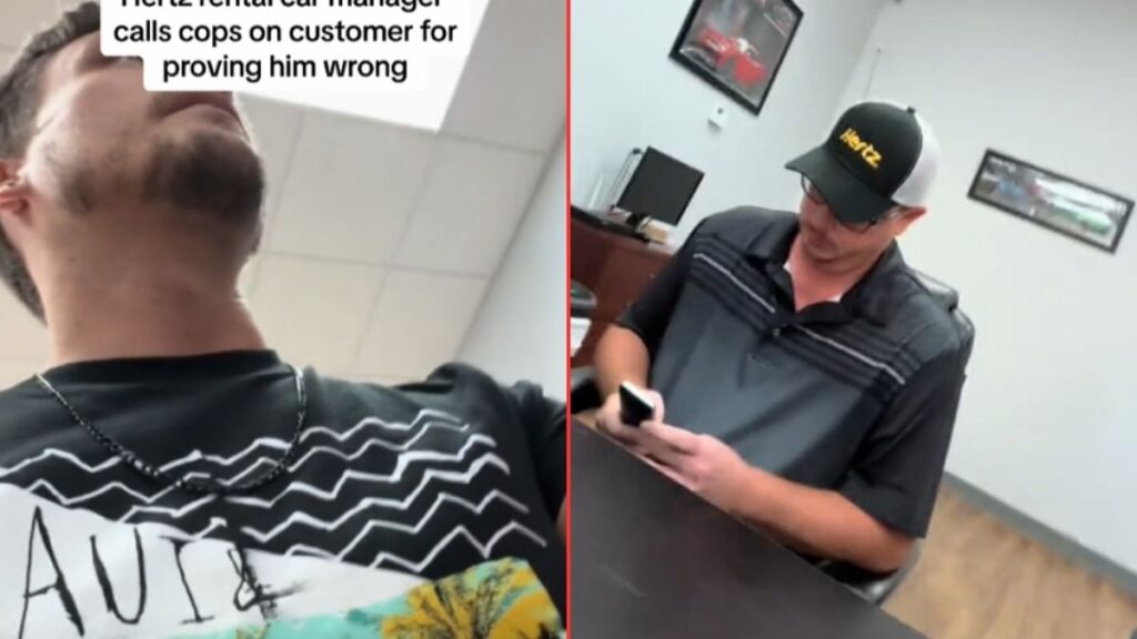 Rental Car Manager Calls Cops On Customer For Proving Him Wrong 'So According To This. Never Rent A Car From Hertz, Got It'