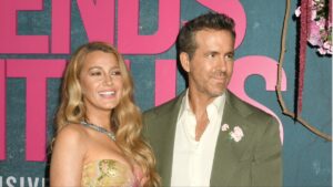 Ryan Reynolds and Blake Lively at the It Ends With US premier in NYC