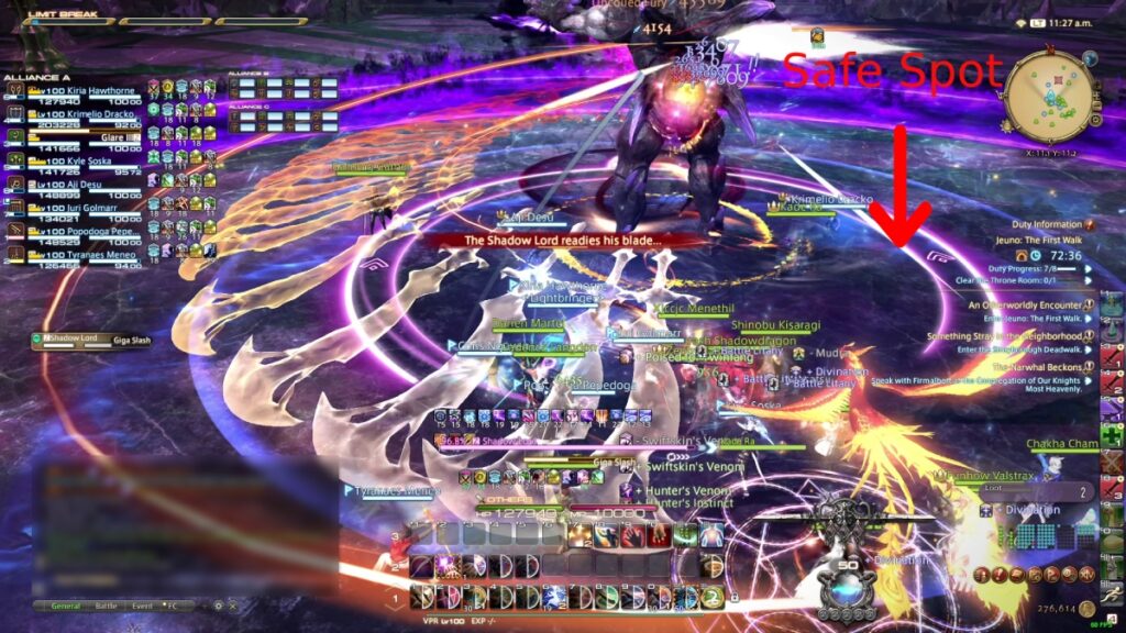 Shadow Lord Giga Slash Attack