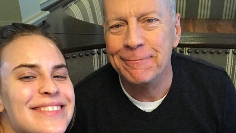 Tallulah Willis and Bruce Willis