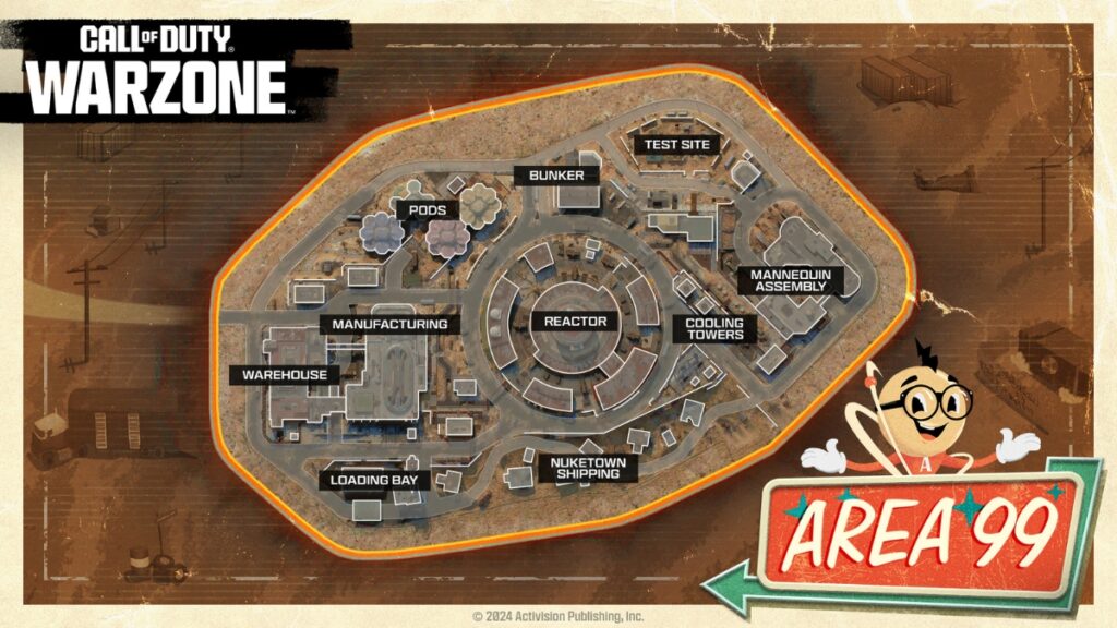 Warzone Area 99 Tac Map