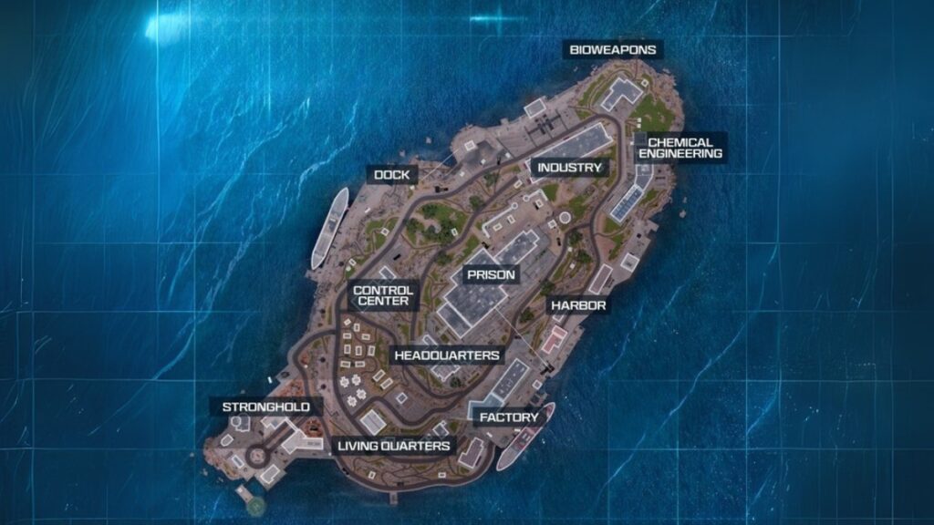 Warzone Rebirth Island Tac Map