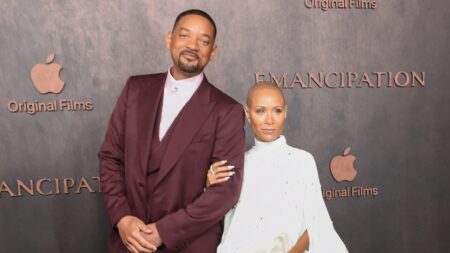 Will Smith and Jada Pinkett Smith at the Apple Original Films' "Emancipation" Los Angeles Premiere - Arrivals