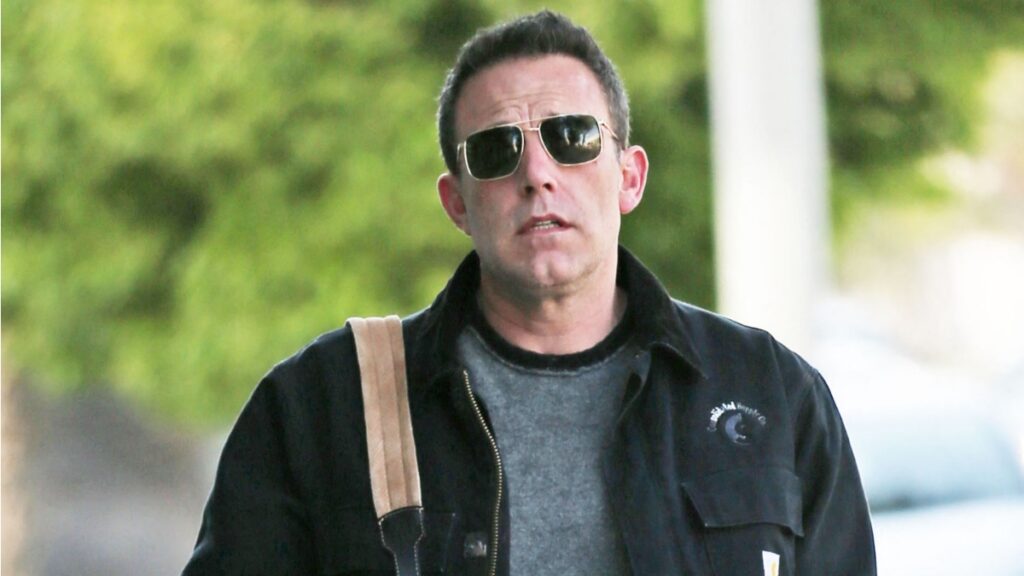 Ben Affleck wears sunglasses during an outing.