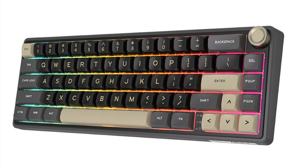 Black Friday $50 video game gifts -RK ROYAL KLUDGE - R65 Wired Gaming Keyboard 60%