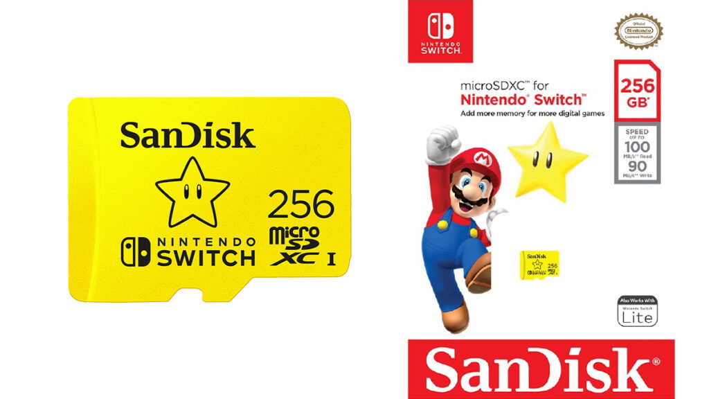 SanDisk - 256GB microSDXC Licensed for Nintendo Switch