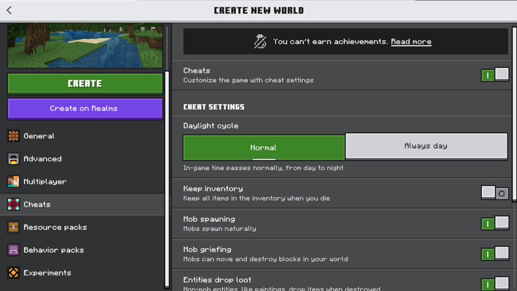 How to Enable Cheats in Minecraft